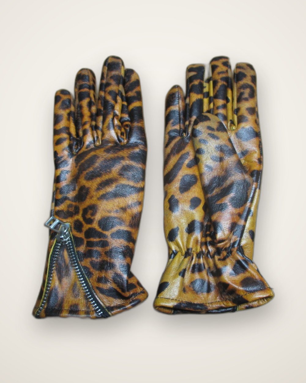 Leopard Print Gloves
