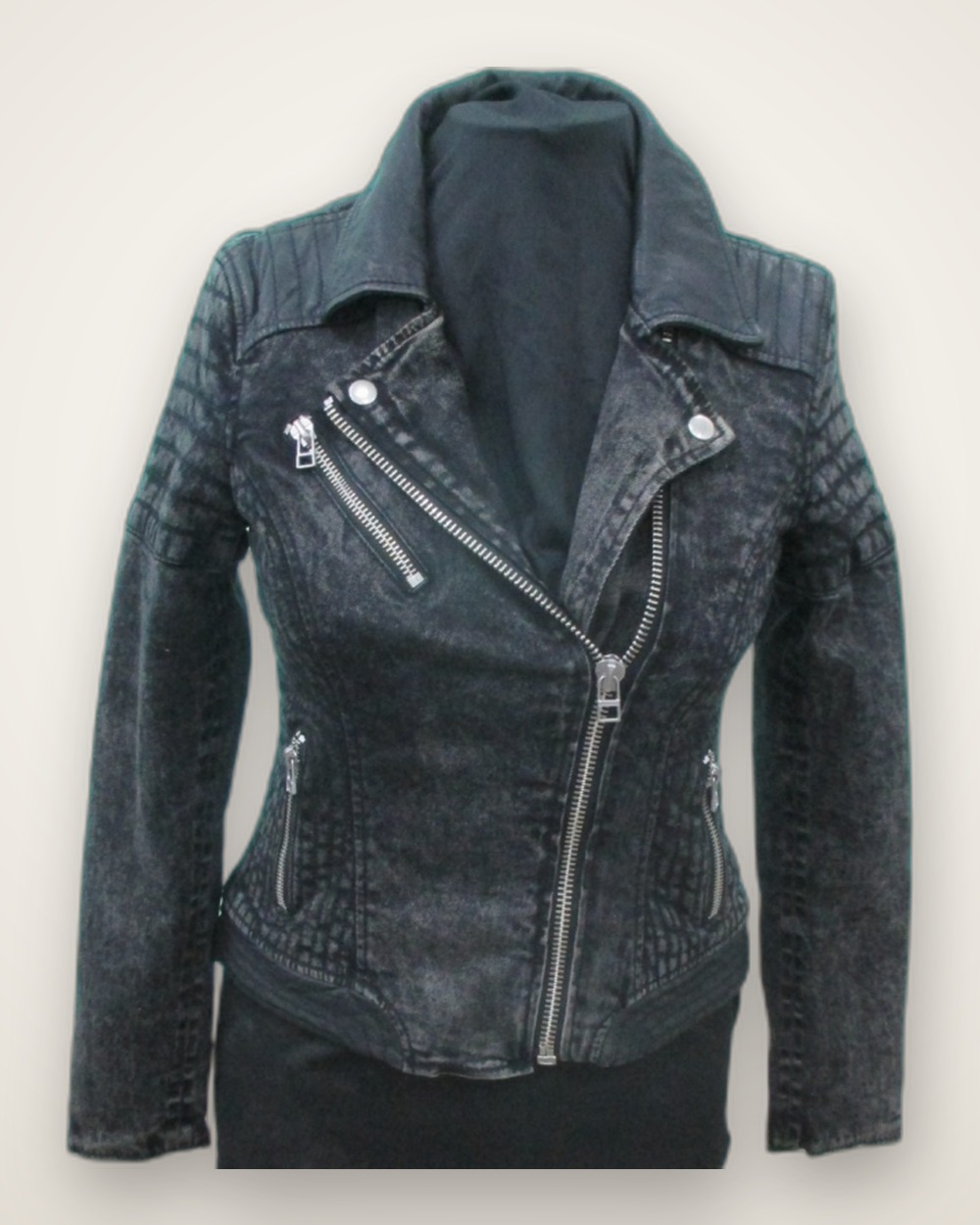 Vintage Washed Biker