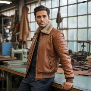 The Allure of the Leather Bomber Jacket: A Legacy of Distinction